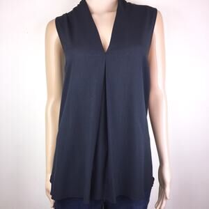 Robert‎ Rodriguez Emilia Black Sleeveless Tunic, Size L